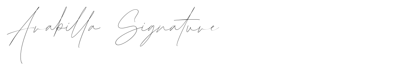 Arabilla Signature